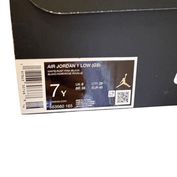 Nike Air Jordan 1 Low Sz 7Y/8.5 Women's NWB - Picture 7 of 7